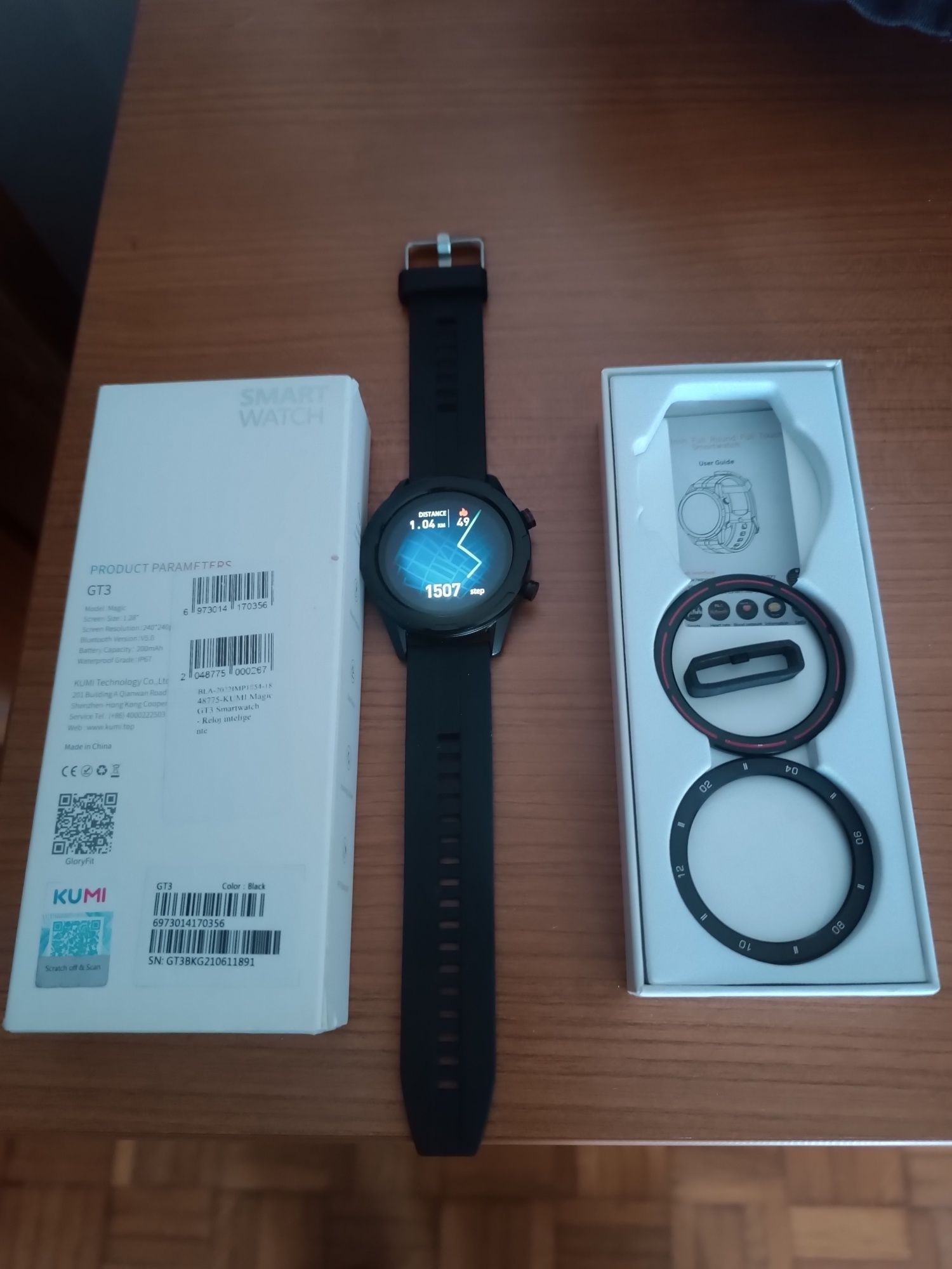 2 Smartwatch kumi GT3 + X9 max como novos