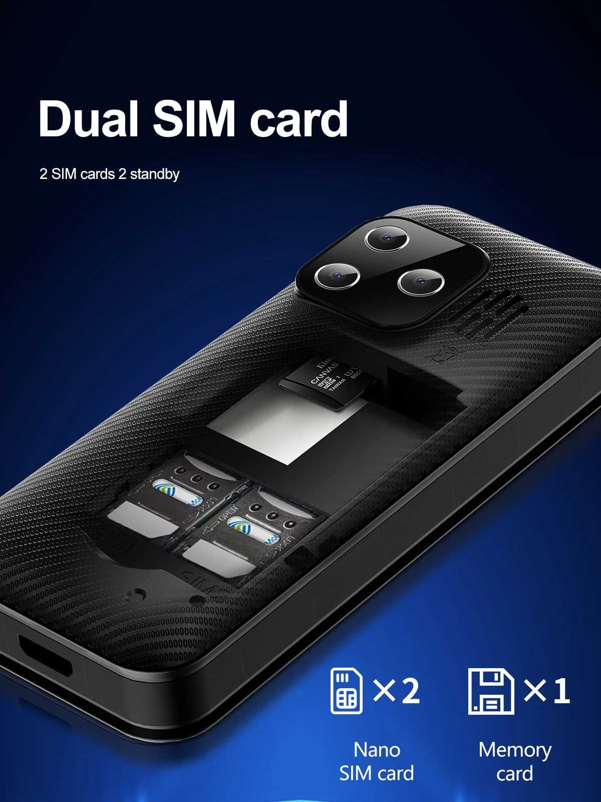 мини телефон кнопочный SERVO L8 Mini Laser 2 SIM