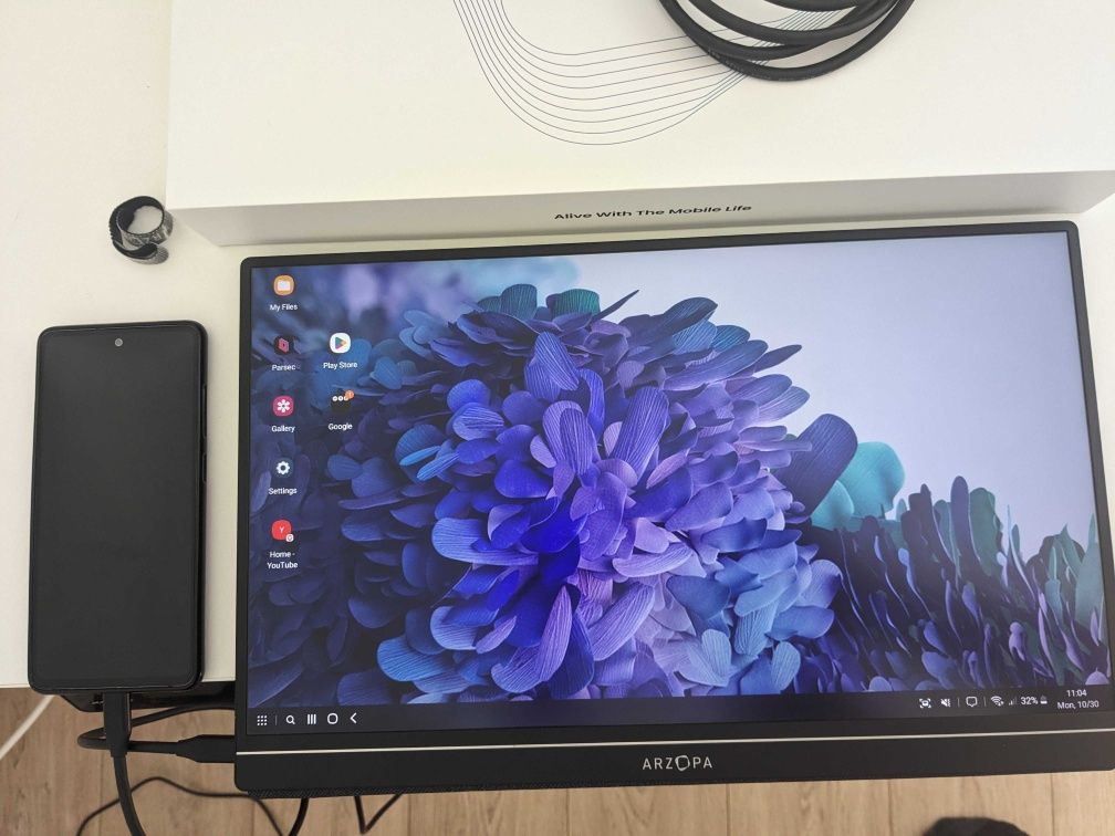 Monitor Portatil 15.6" 144Hz IPS - Como novo