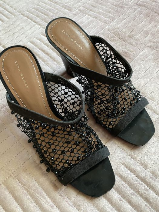 Klapki Zara Woman rozmiar 38