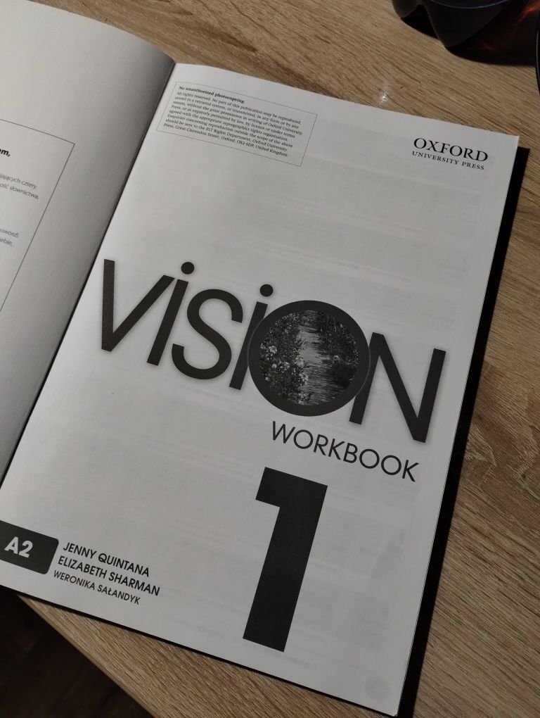 vision 1 ćwiczenia do języka angielskiego książka zeszyt ćwiczeń