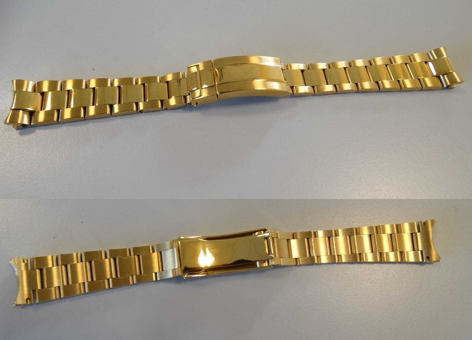 Bransoleta 20mm złota do zegarka Rolex SUBMARINER DAYTONA SUP GMT 904L