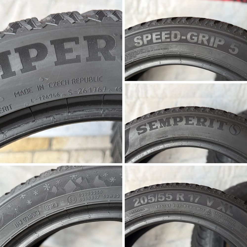205 55 R17 Semperit Speed-grip5 зимові шини (пара) 205/55/17