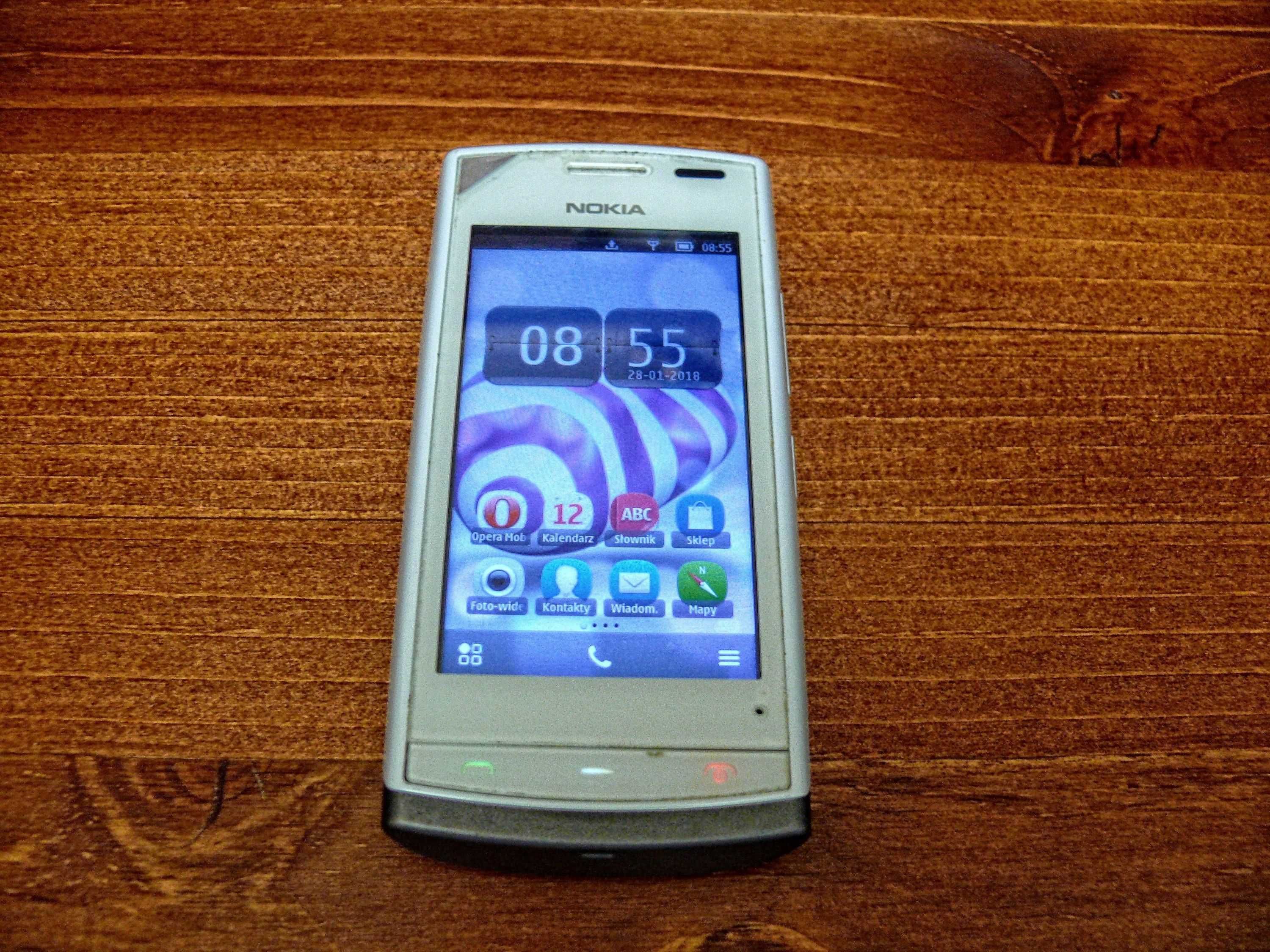Nokia 500, jak nowa, folia na LCD