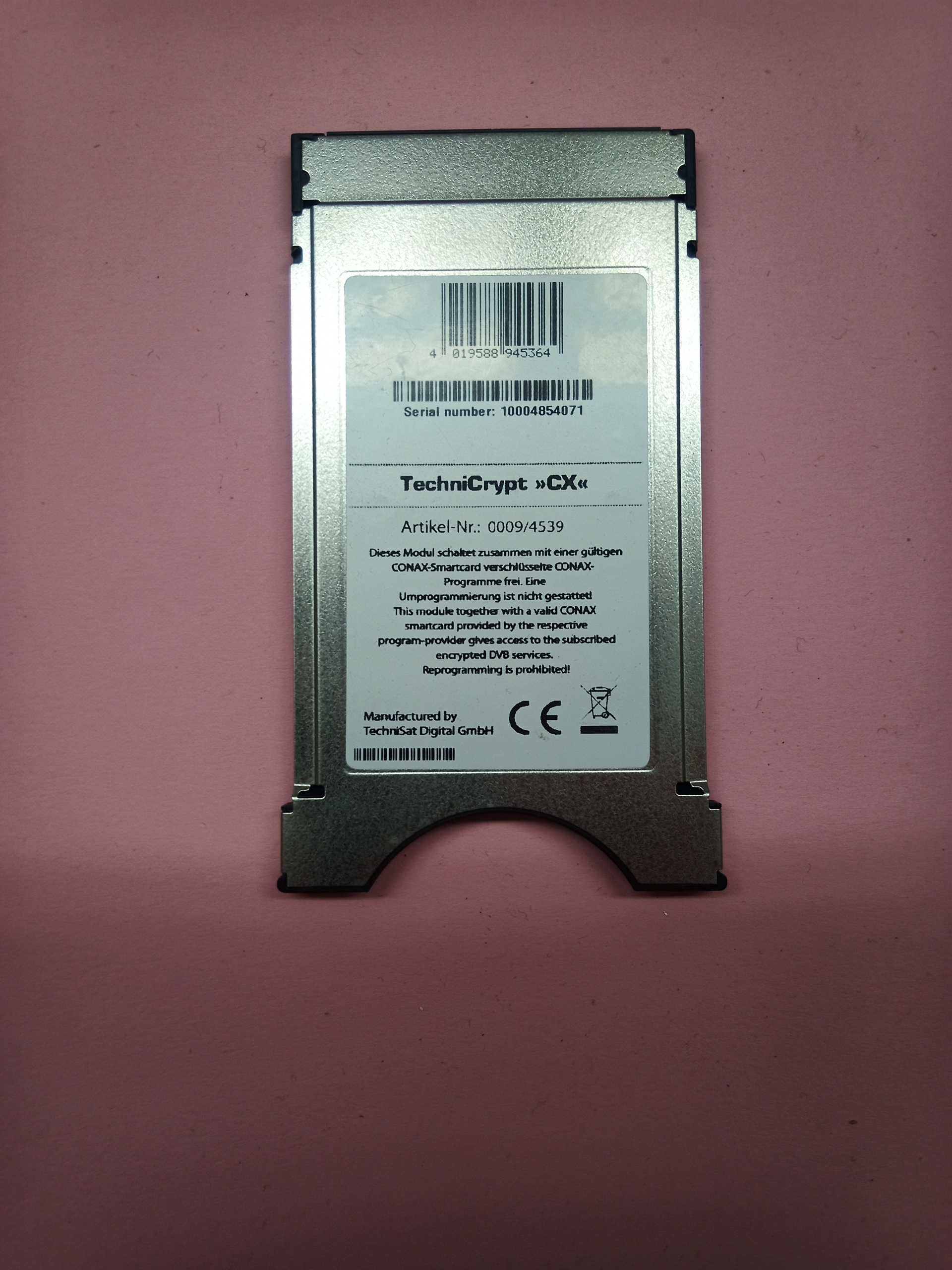 Moduł CI CONAX Technisat TechniCrypt CX