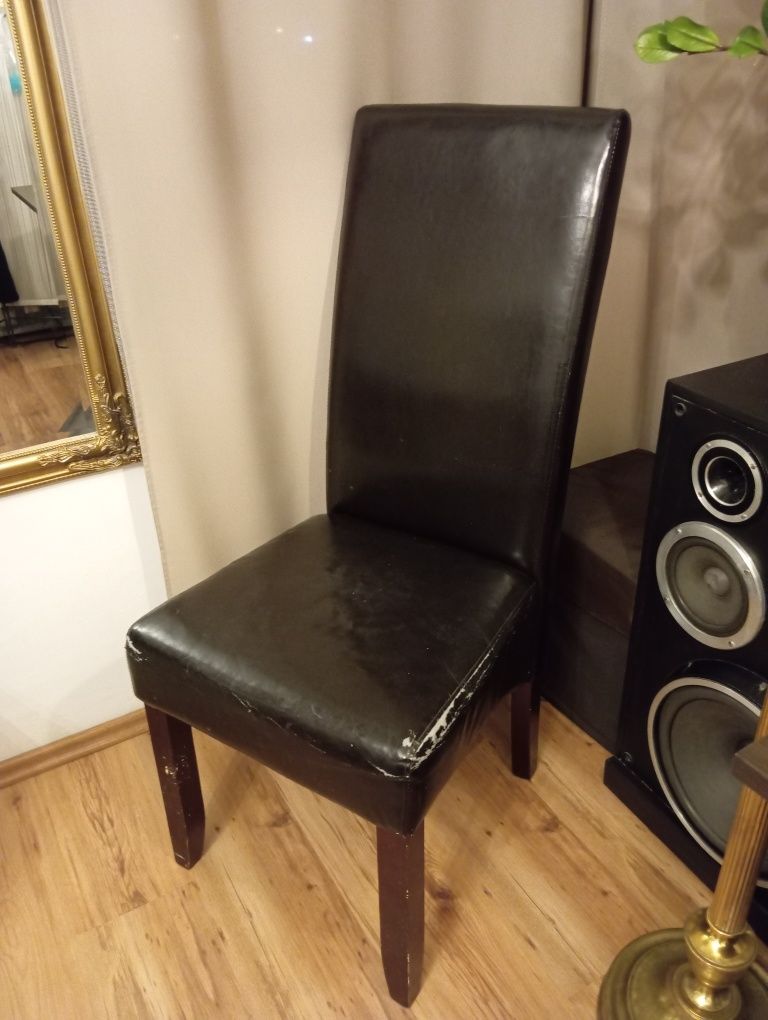 Krzesło duże skórzane 1 sztuka