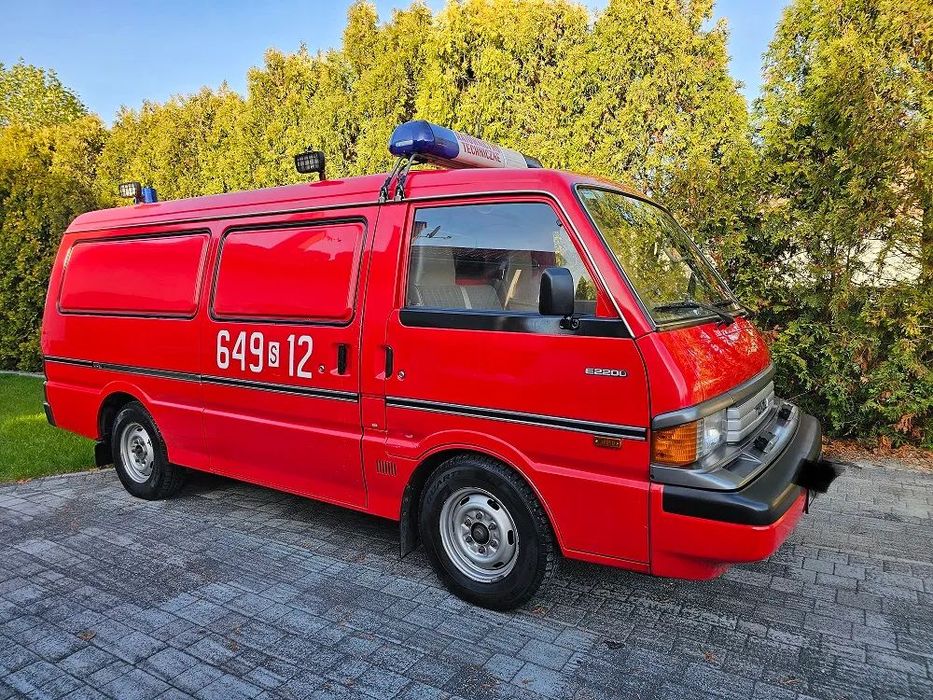 Mazda E2200  Pożarniczy Unikat kolekcjoner 25tyś km Bongo straż VAT23% netto:32000