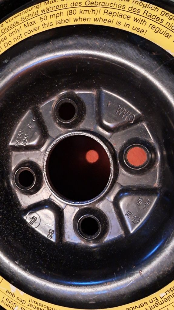 Pneu suplente jante roda Michelin 105/70 R14 R15