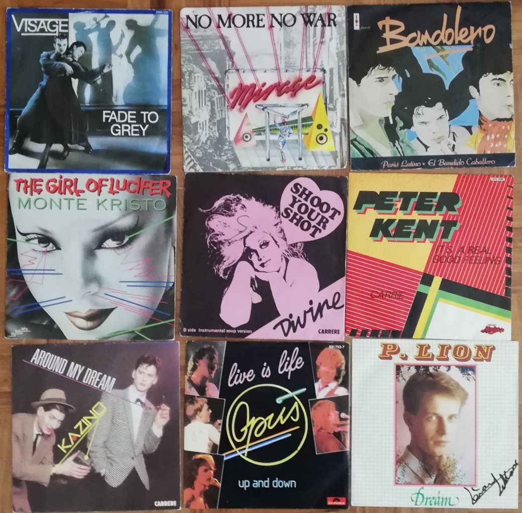 Singles vinil (anos 80 discoteca)