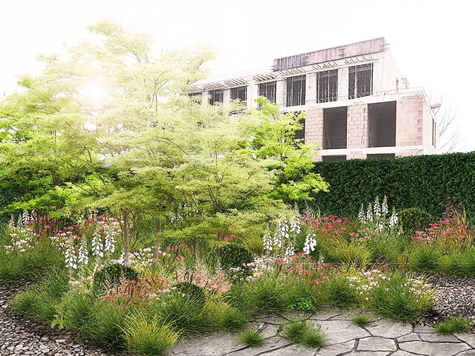 Projektowanie ogrodów, ogrody naturalistyczne, Warszawa/Lublin