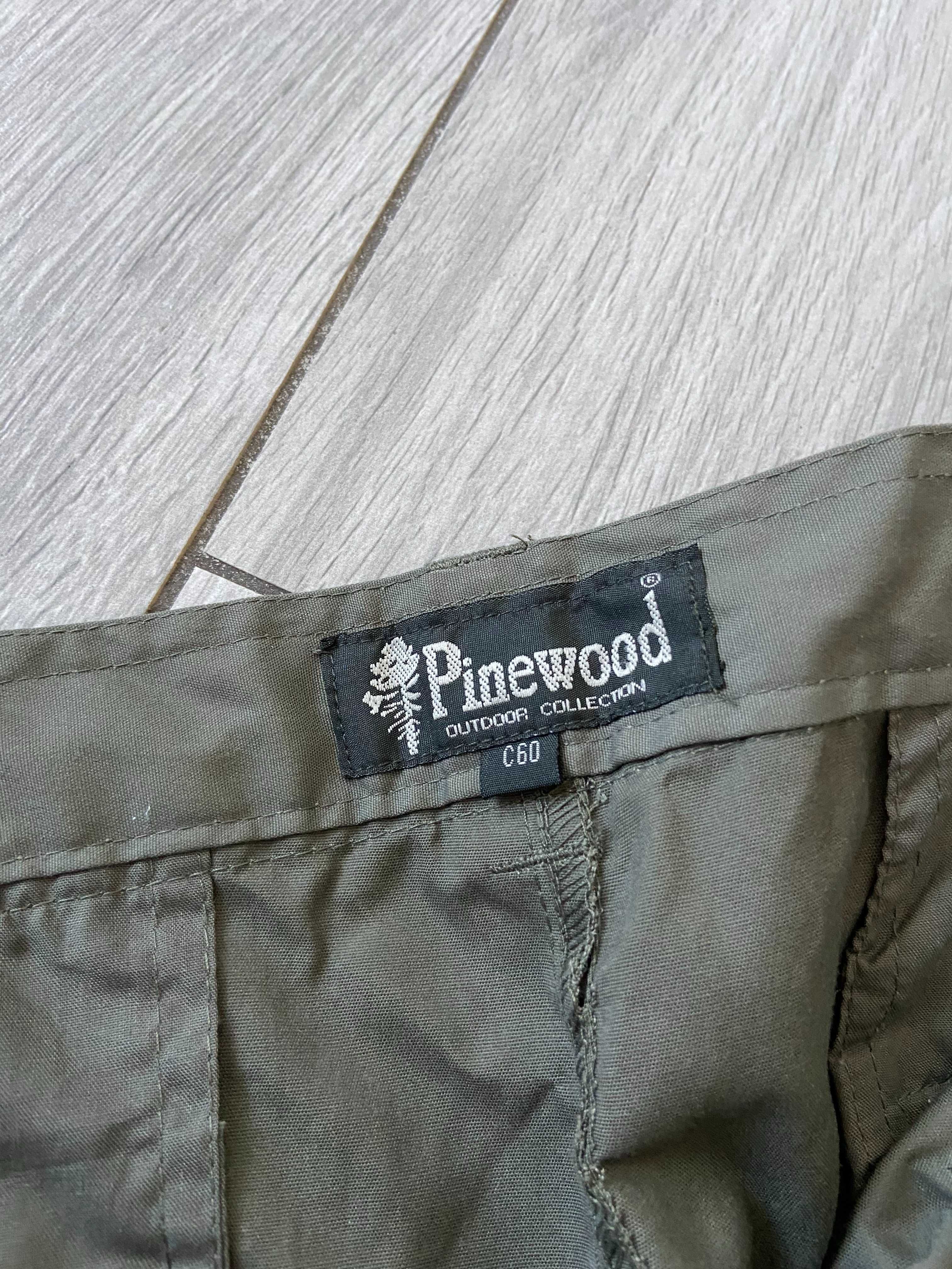 Spodnie męskie leśne do lasu terenowe zielone khaki Pinewood r. XXL