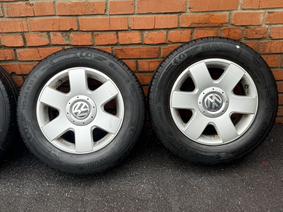 Комплект Диски резина літо Фольцваген Гольф Тоуран Каді Пасат R15 5112