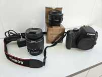 Canon Eos Rebel + lente 50mm