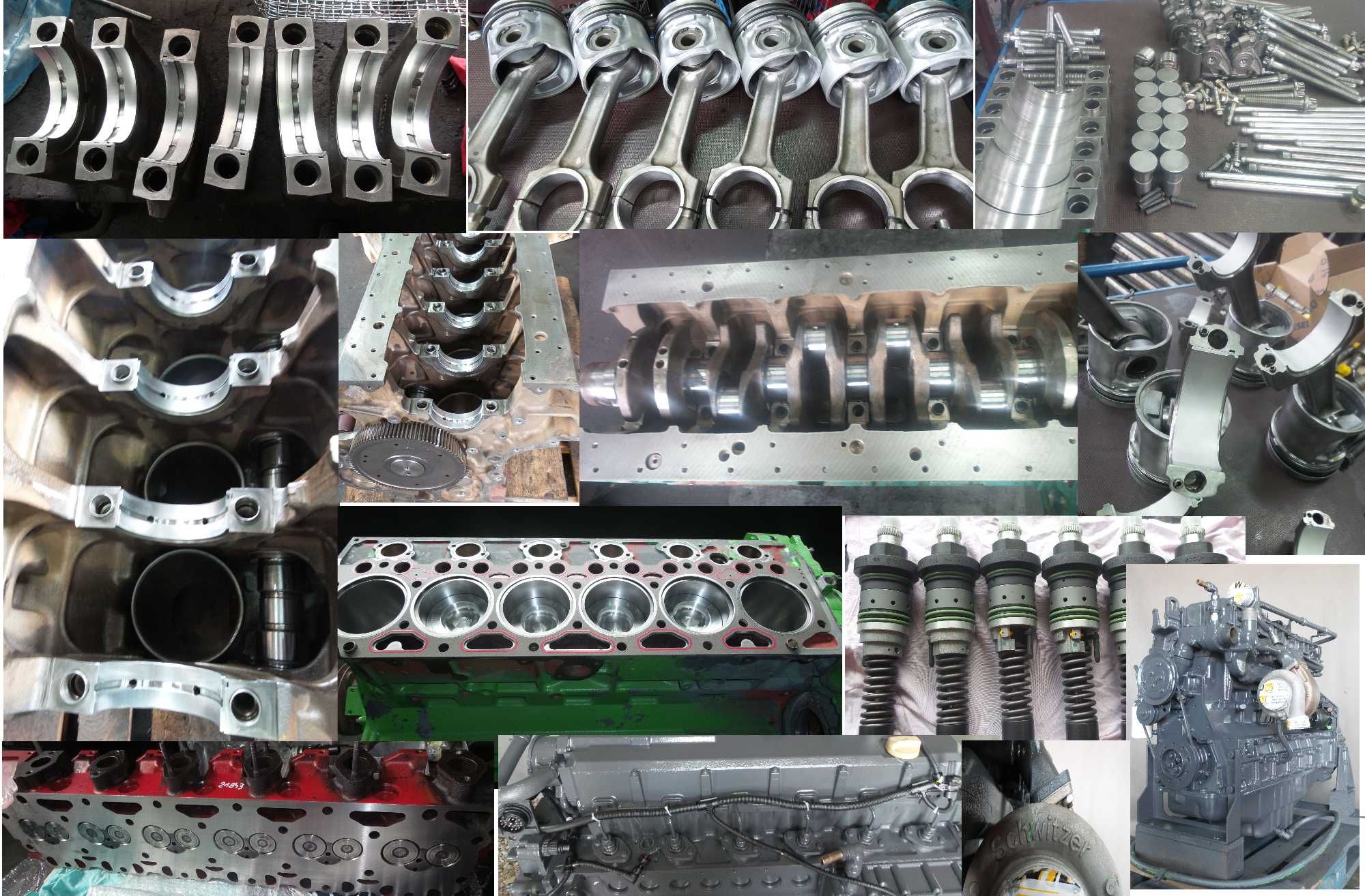 Remont silnika Deutz BF6M1013 - przesiewacz, koparka, ładowarka