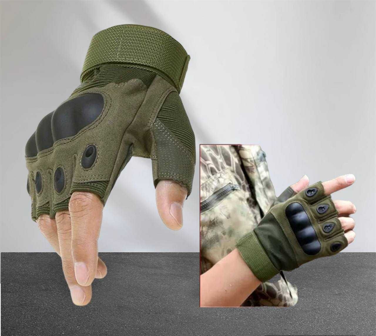 Rękawice taktyczne bez palców XL