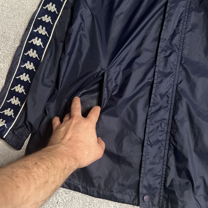 Вінтажна куртка KAPPA на лампасах  вітровка каппа дождьовик нейлоновий