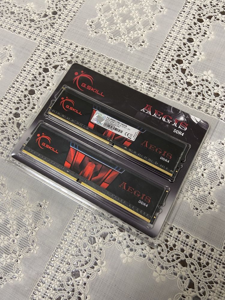Модуль пам`ятi DDR4 2x8GB/3200 G.Skill Aegis (F4-3200C16D-16GIS)