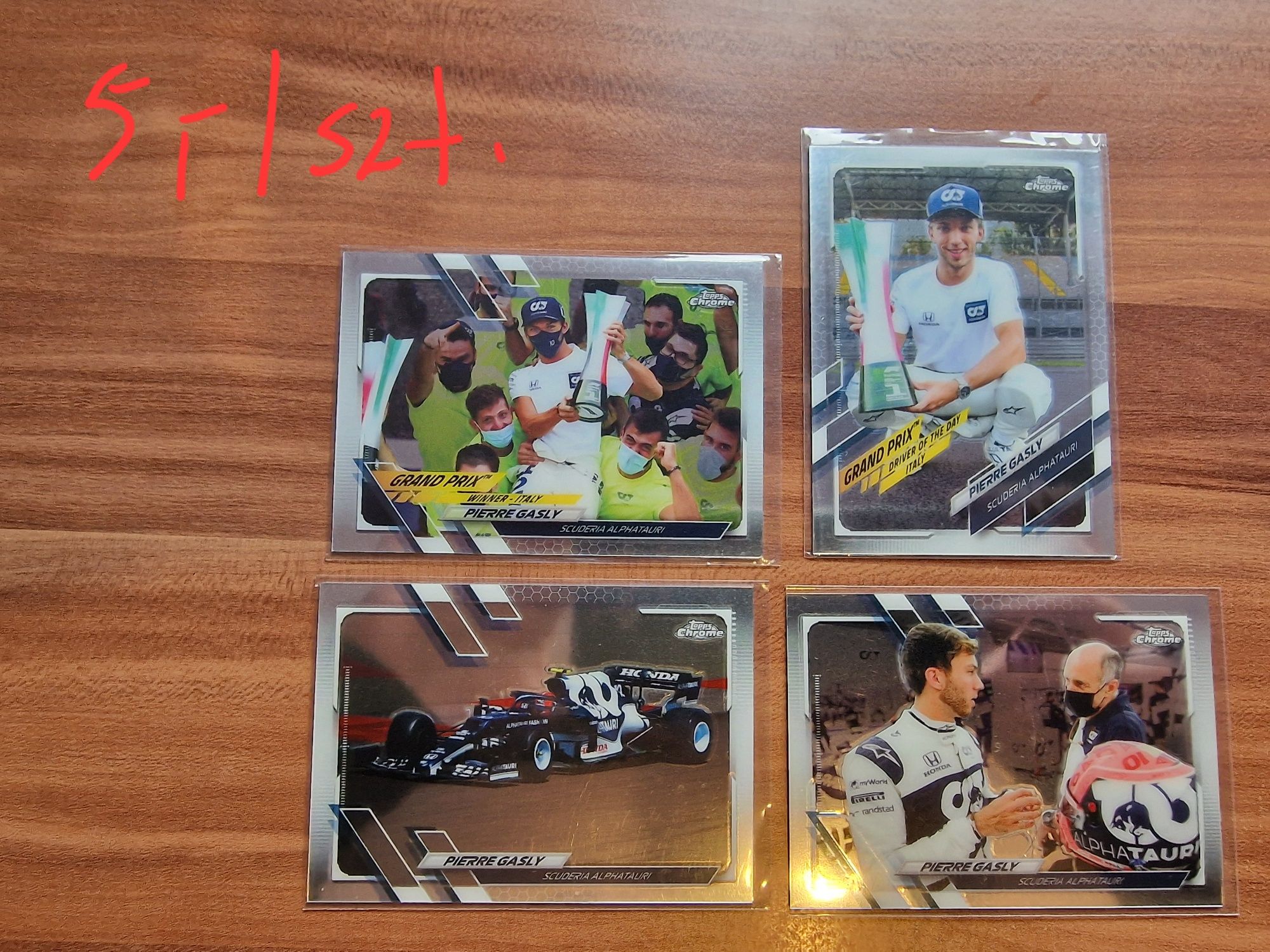 Topps F1 karty z różnych kolekcji