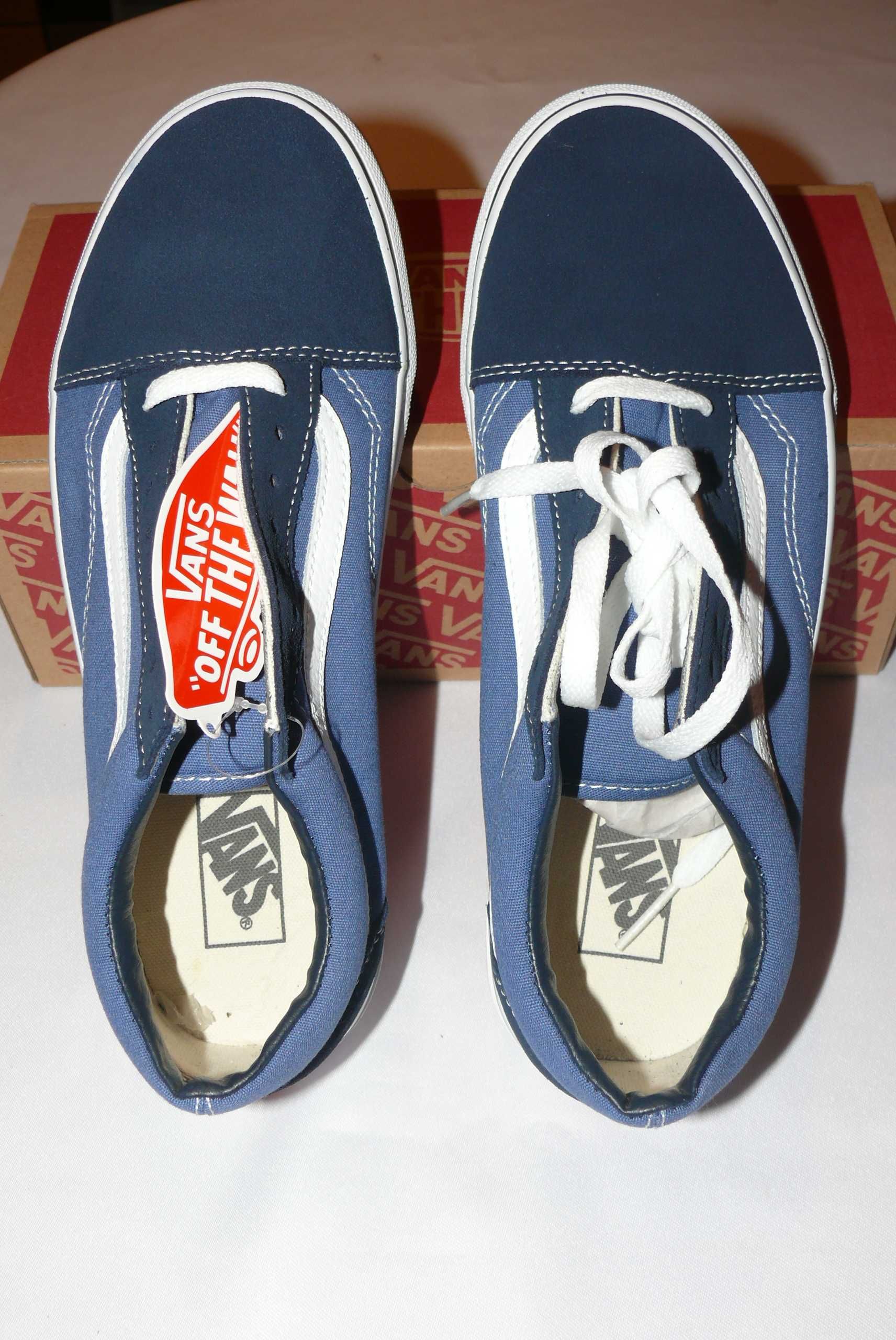 Buty ORYGINALNE trampki Vans Old Skool Navy  r_36/ 36,5/ 40 / 42,5EU