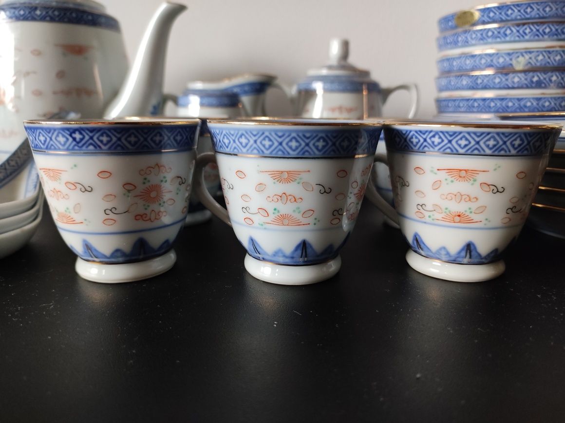 Ryżowa Porcelana Chińska 6sztuk