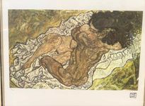 Egon Schiele - the Embrace / Objęcie