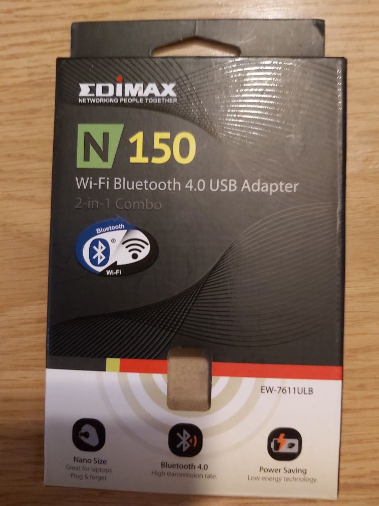 Wifi &BluetoEdimax 2w1 Nano malutki  (150Mb/s b/g/n) Bluetooth