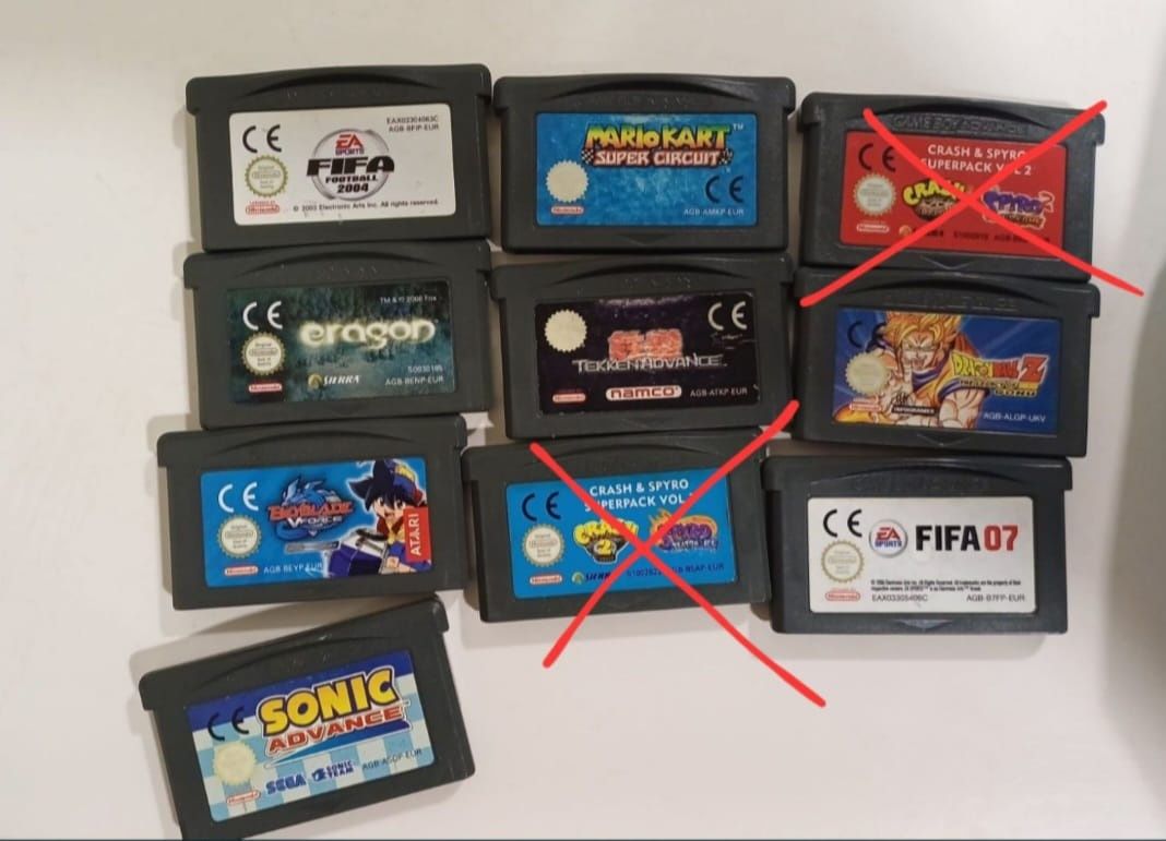 Coleção Jogos Gameboy Advance/Color