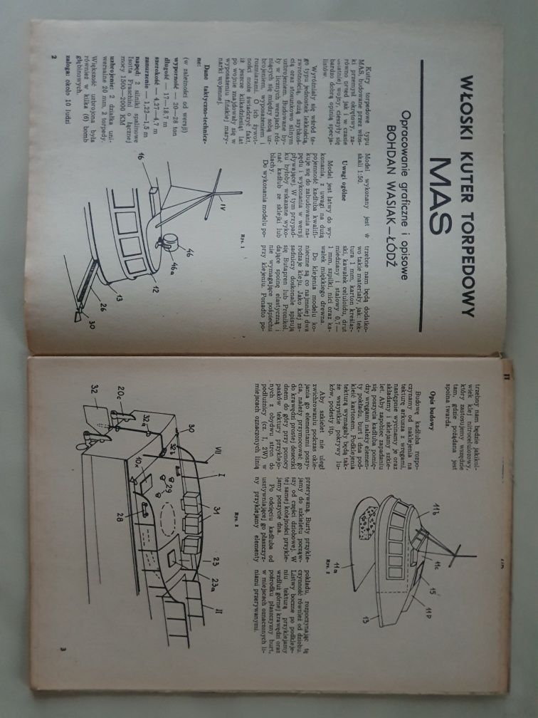 Mały Modelarz 4/91 - włoski kuter torpedowy MAS