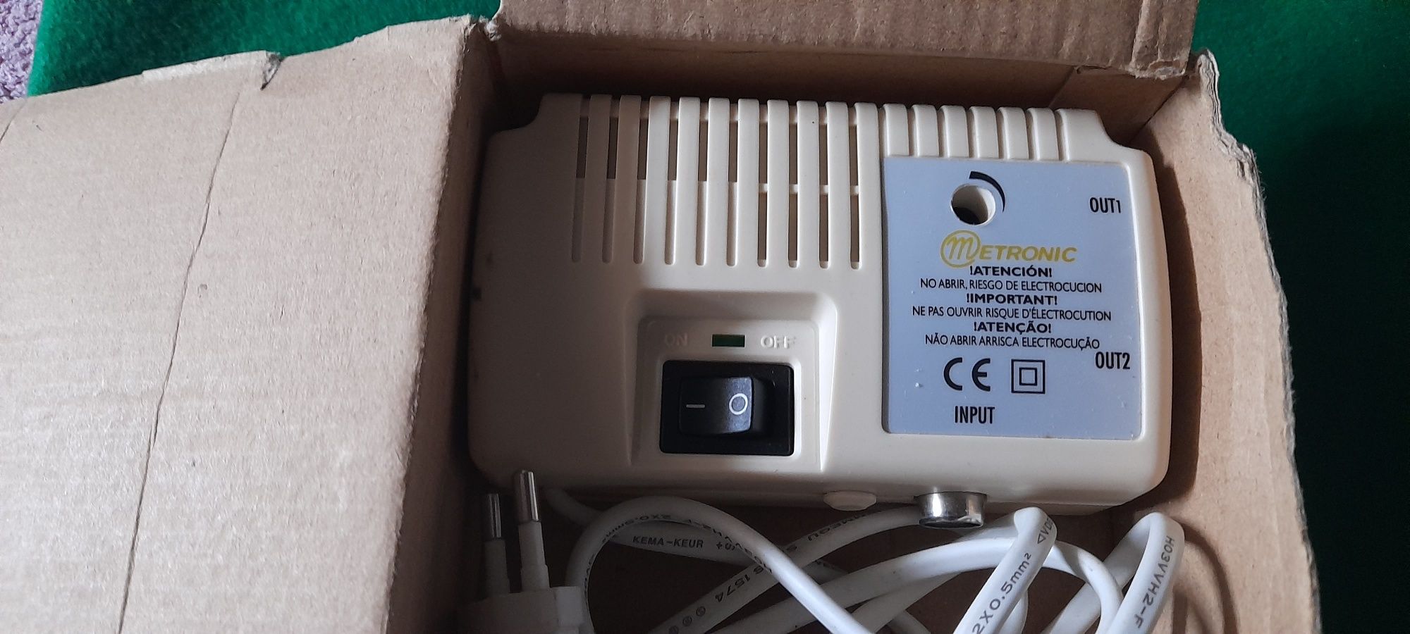 Amplificador tv e rádio mão