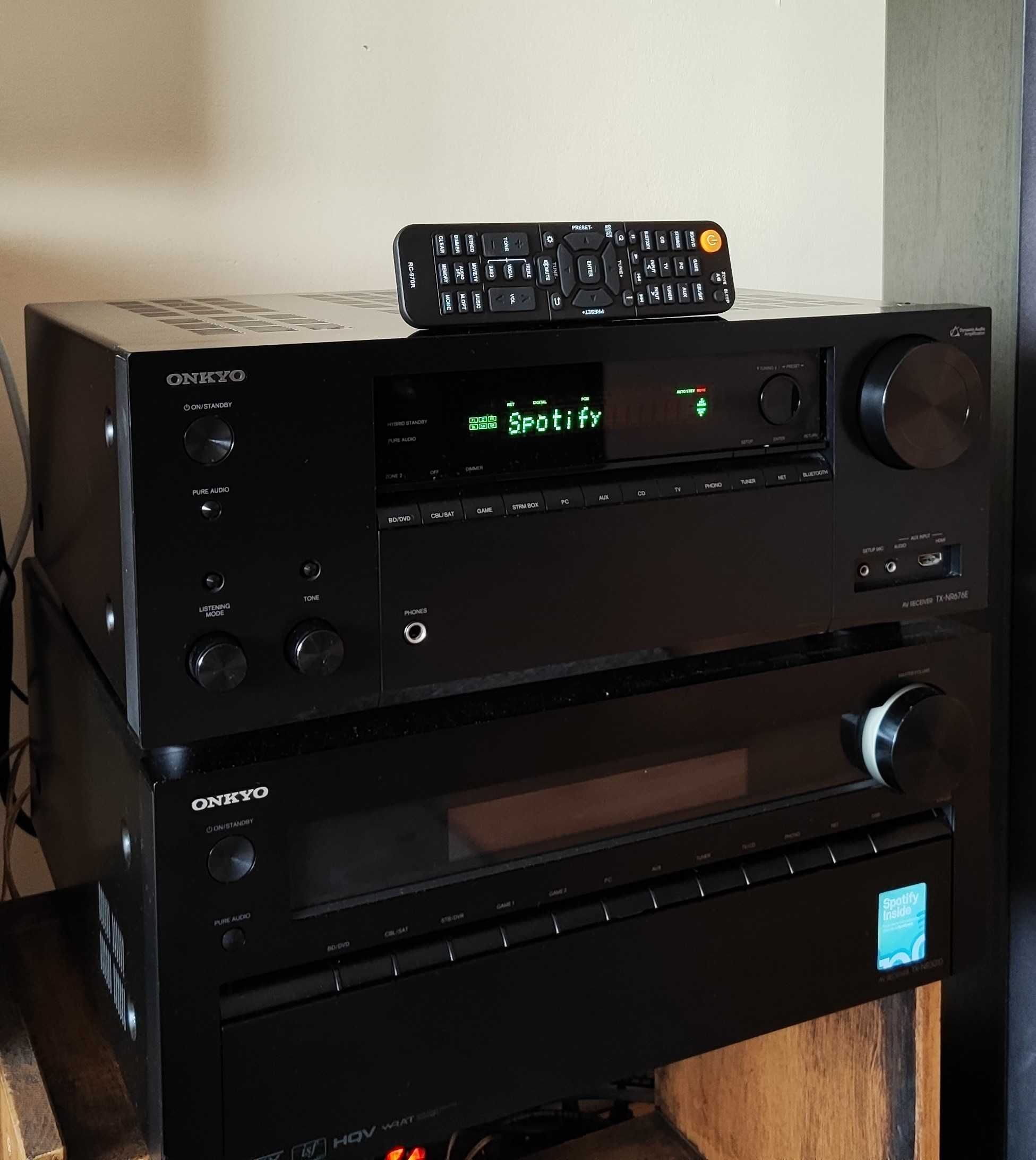 Amplituner Tx Nr 676 Bluetooth wzmacniacz  165 wat Spotify Google Cast