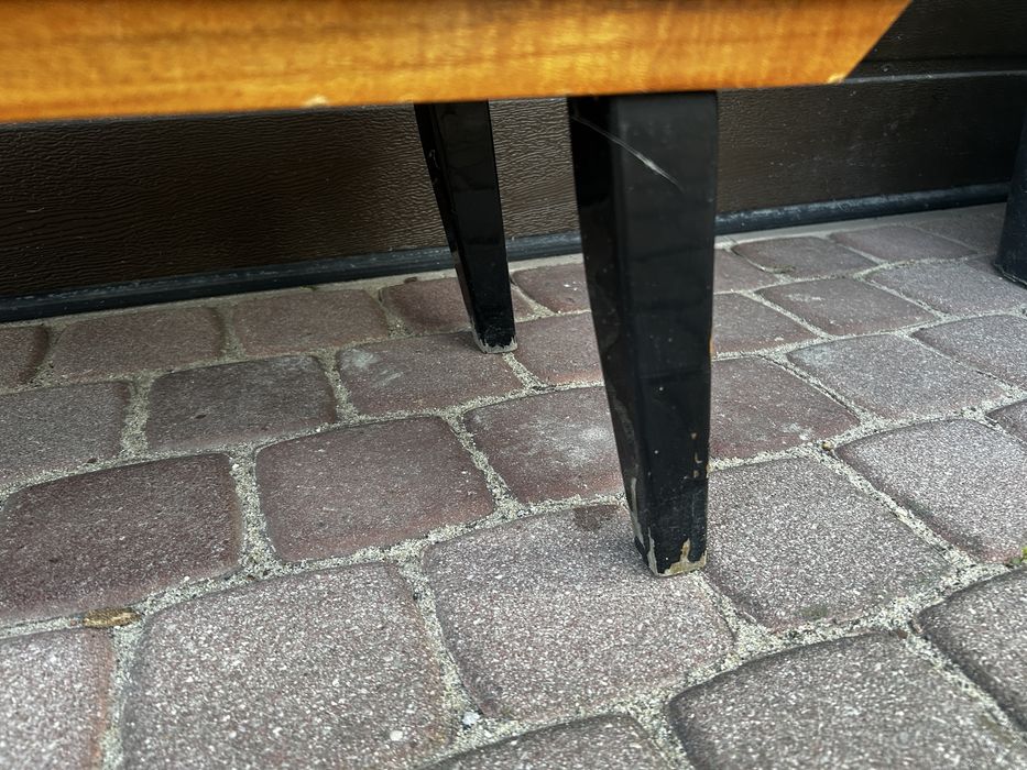 Kwietnik, stolik, lakierowany, prl