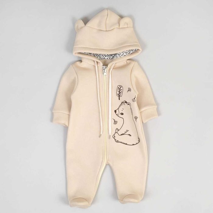 Комбінезон  тринитка на флісі для малят. Стан нового.