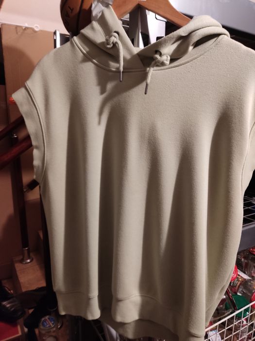 Jasnozielona kamizelka z kapturem stan idealny 42 44 Msch jak nowa