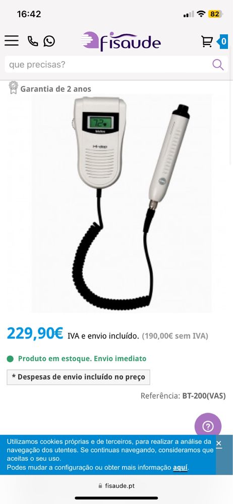 Vendo Doopler Fetal