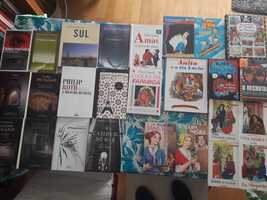 Livros variados infantis, juvenis, romances, guias