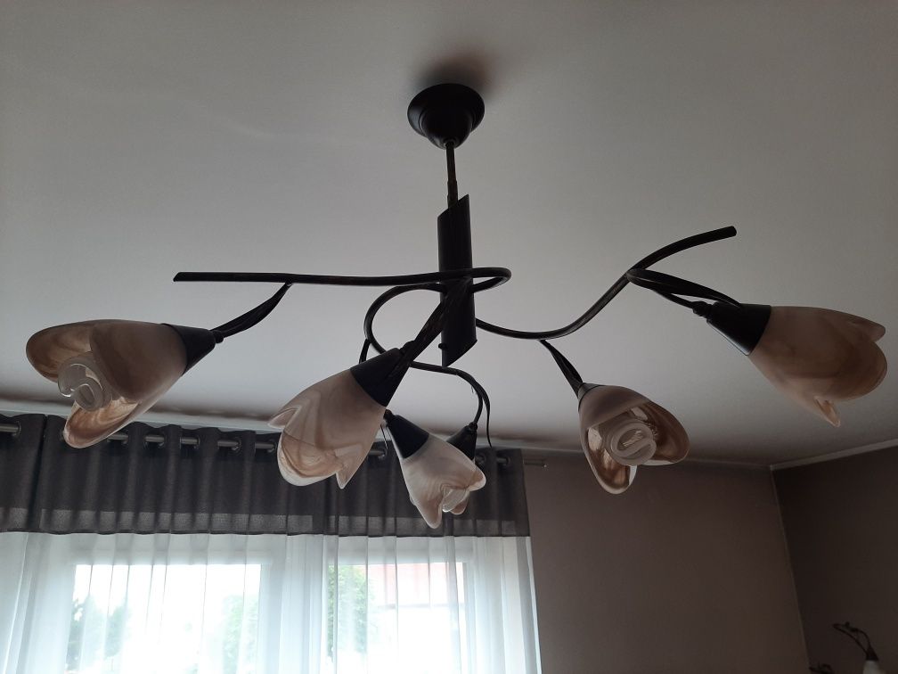 Oświetlenie salonowe żyrandol, lampa