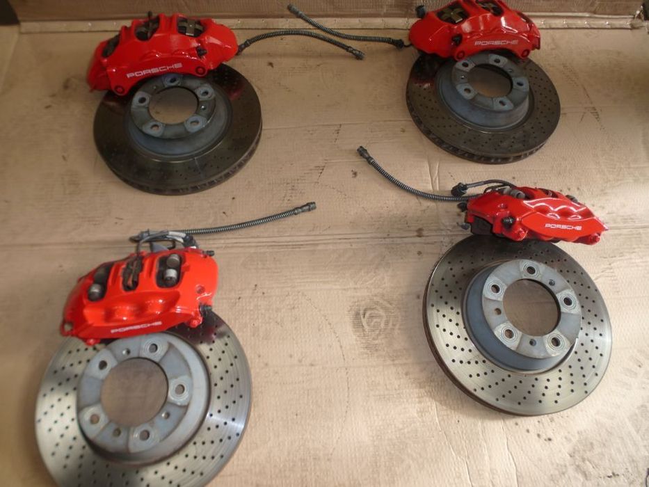 ZACISK ZACISKI TARCZE HANULCOWE PORSCHE CARRERA 4S 991 911 gwa!!!