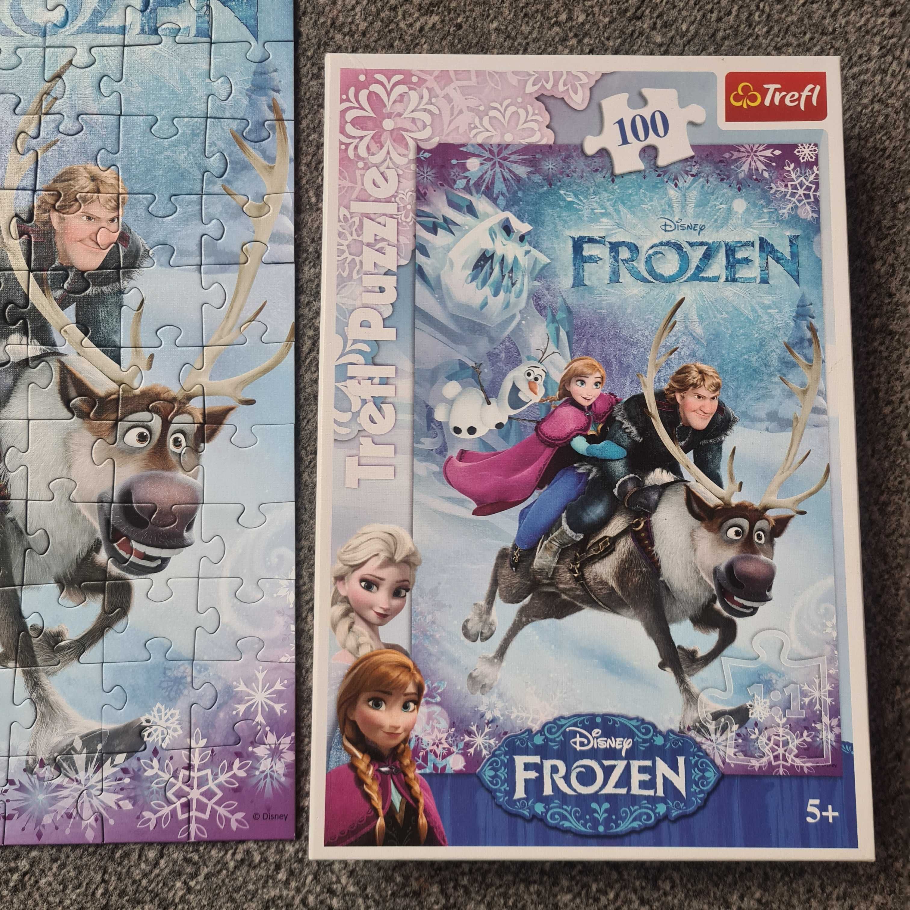 Puzzle Kraina Lodu +5