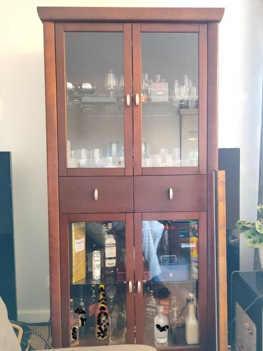 Witryna kredens biblioteczka IBIZA szer. 91,6 gł. 41,5, wys. 184,2