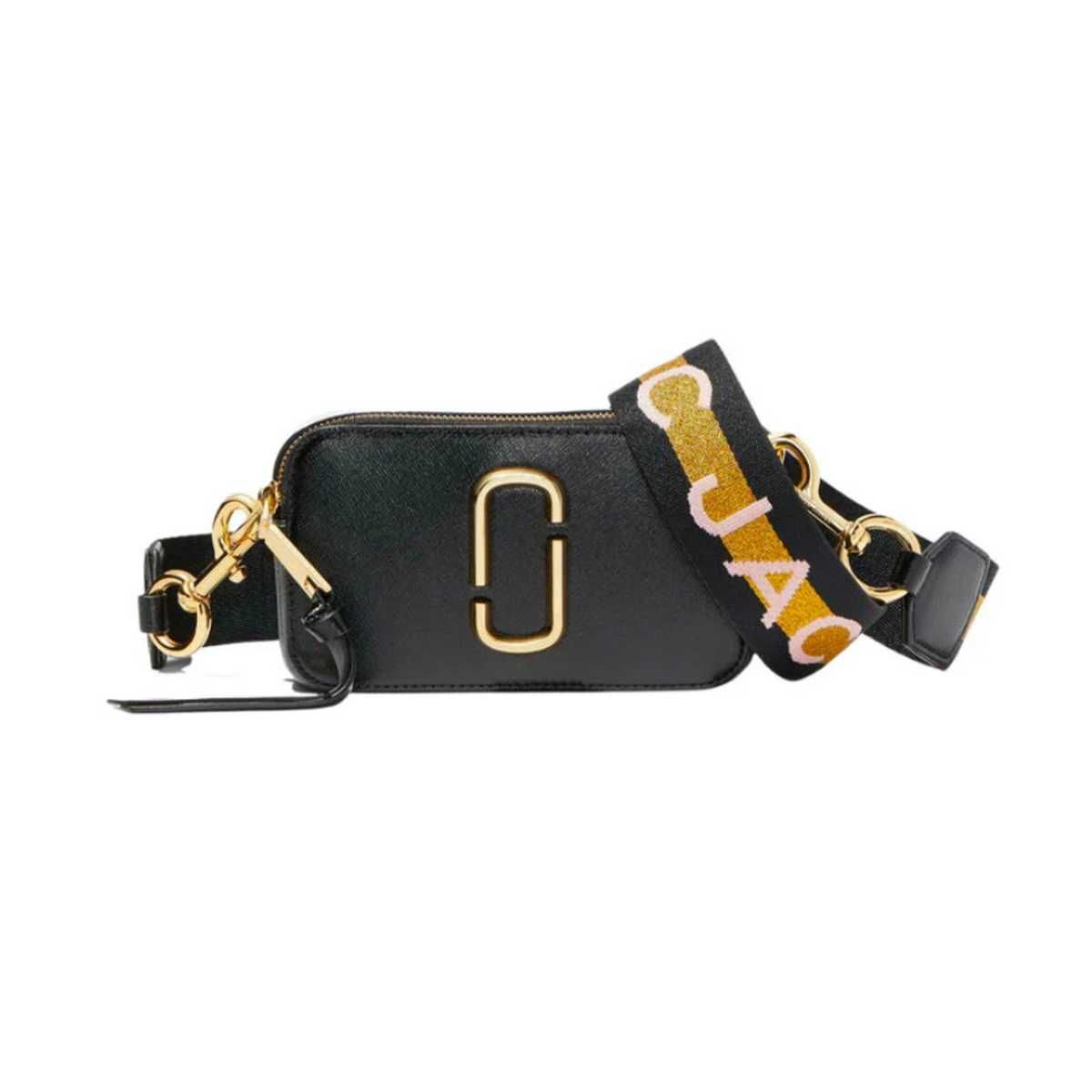 Сумка Marc Jacobs The Snapshot Logo Strap New Black Multi