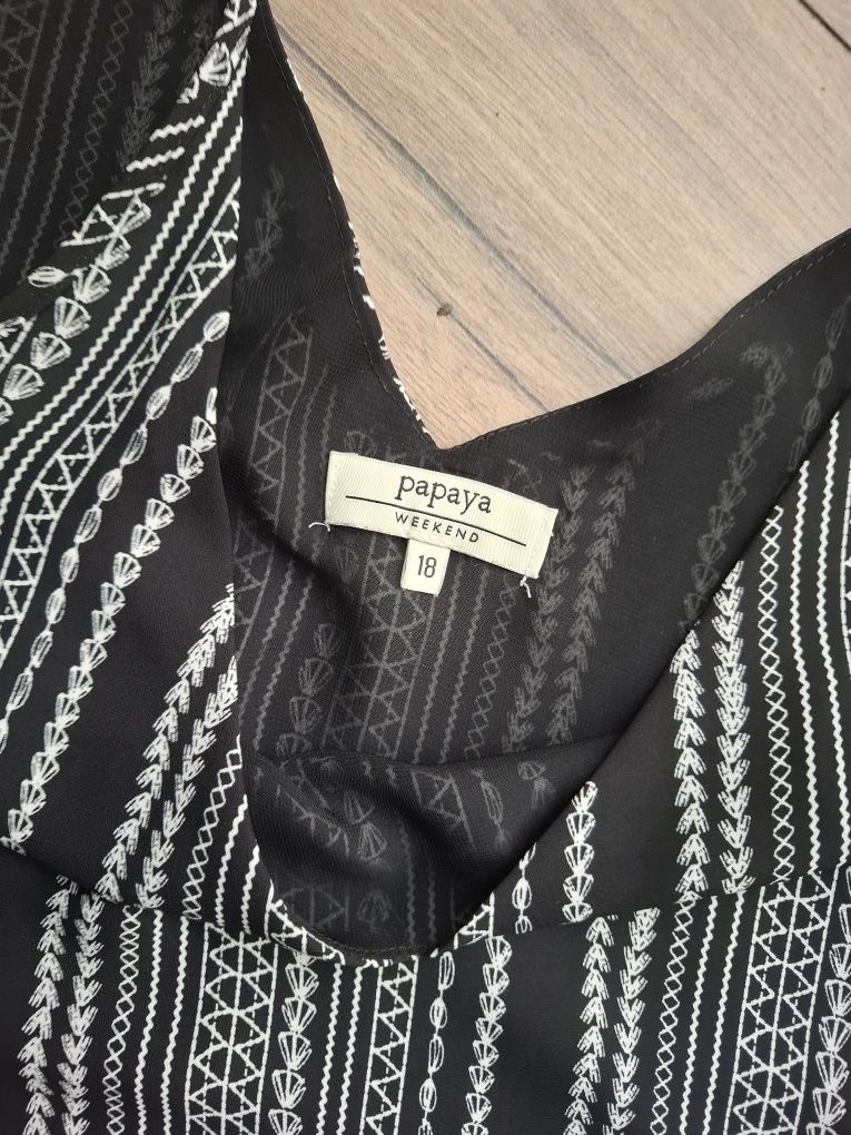 Papaya elegancka imprezowa bluzka top plus size r.42/44