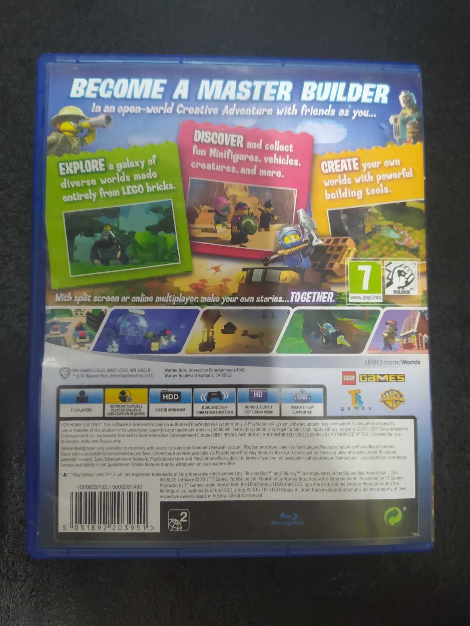LEGO Worlds PS4 gra po angielsku