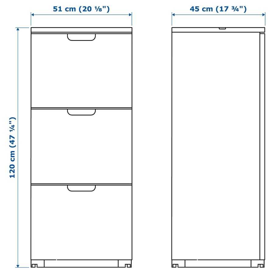 GALANT Ikea szafka na dokumenty szyfrowania czarna jak nowa