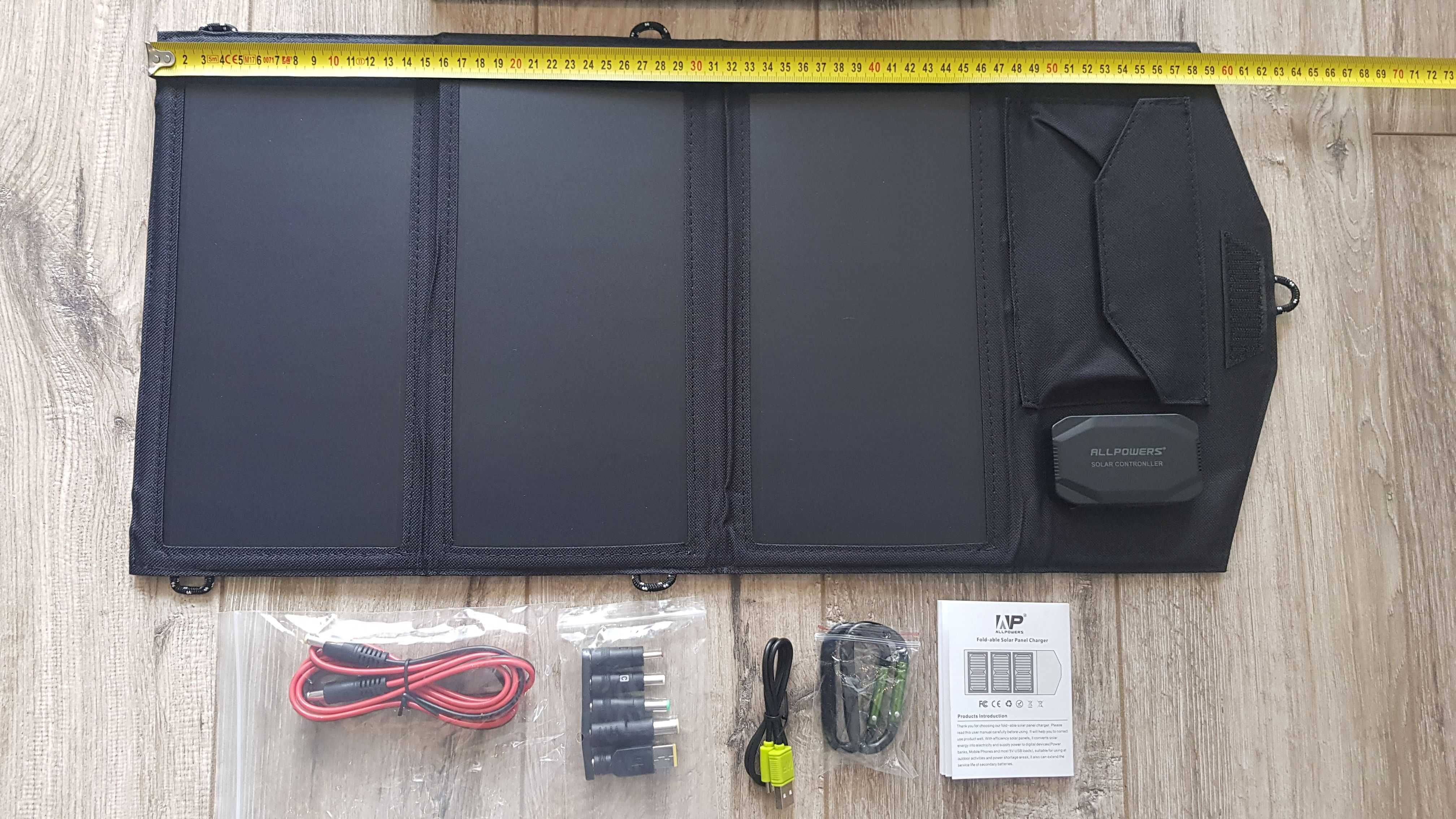 NOWA ładowarka słoneczna / solarna ALLPOWERS 18V 21W Solar Panel