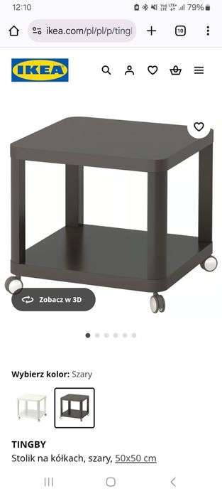 Stolik ikea Tingby
