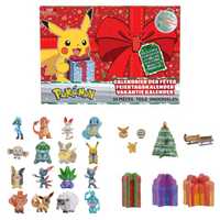 Calendario do advento com 16 figuras Pokemon - Natal