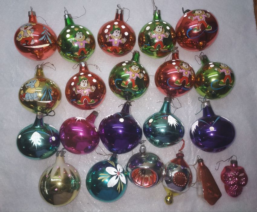Ёлочные игрушки украшения времен СССР часть 2