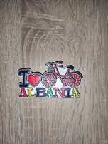 Magnes na lodówkę I love Albania gadżet dla dziecka