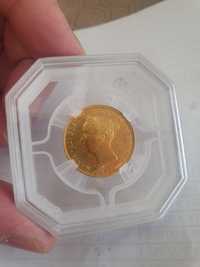 Moeda ouro D. Maria II -5000 Réis ( AU55)