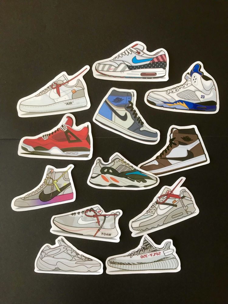 Naklejki wodoodprone Nike Off-White